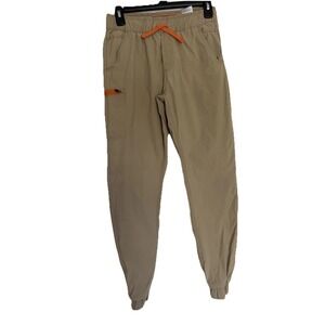 Weatherproof Vintage Boys Utility Tech Jogger Pants Tan Khaki Size M 10/12